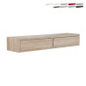 Moderne Wandplank met 2 Laden Woonkamer Domino Aanbieding