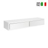 Wandplank met 2 lades moderne design Domino Maxi woonkamer 