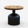 Ronde lage houten salontafel 50 cm Bruce Verkoop