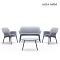 Outdoor loungeset bestaande uit 2 fauteuils, bank en tafel Luxor Lounge Aanbieding