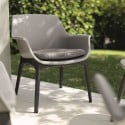 Salotto voor buiten in de tuin set 2 fauteuils bank tafeltje Luxor Lounge Model