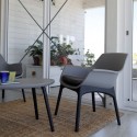 Outdoor loungeset bestaande uit 2 fauteuils, bank en tafel Luxor Lounge Afmetingen