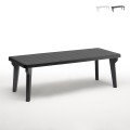 Uitschuifbare buitentafel 160-220x90 cm van polypropyleen Bergen Aanbieding