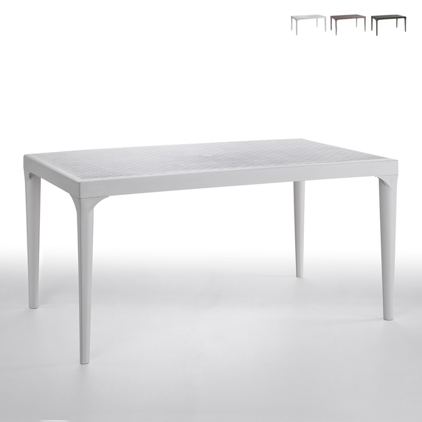 Rechthoekige buitentafel 150x90 cm voor tuin, bar of restaurant Oslo Aanbod Rechthoekige buitentafel 150x90 cm voor tuin, bar of restaurant Oslo Aanbod