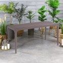 Rechthoekige buitentafel 150x90 cm voor tuin, bar of restaurant Oslo Kortingen