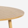 Ronde design eettafel 80 cm van hout Frajus Aanbod