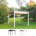 Aluminium pergola tuinpaviljoen voor buiten 3x3 m Firenze UV Moon Aanbieding