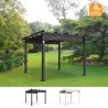 Aluminium pergola tuinpaviljoen voor buiten 3x3 m Firenze UV Moon Verkoop