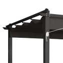 Aluminium pergola tuinpaviljoen voor buiten 3x3 m Firenze UV Moon Afmetingen
