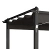Aluminium pergola tuinpaviljoen voor buiten 3x3 m Firenze UV Moon Afmetingen