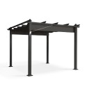 Aluminium pergola tuinpaviljoen voor buiten 3x3 m Firenze UV Moon Kortingen
