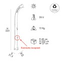 Tuin zonne-douche 26 liter met mengkraan moderne douchekop New Happy 