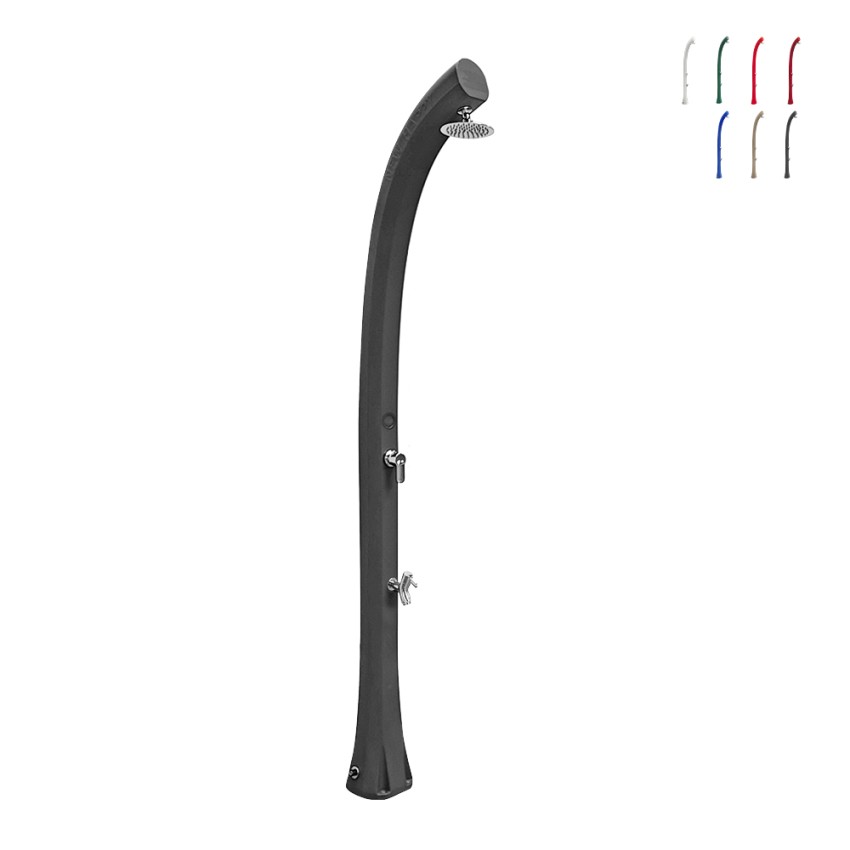 Tuin zonne-douche 26 liter met mengkraan moderne douchekop New Happy Tuin zonne-douche 26 liter met mengkraan moderne douchekop New Happy
