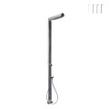 Moderne buitendouche met regendouchekop en handdouche Quick Aanbieding