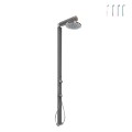 Moderne ronde buitendouchekop met mengkraan Quick Aanbieding