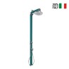 Moderne buitendouche met LED-lamp, solar, Quick Keuze