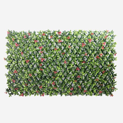 Kunstmatige tuinhek extensiebaar 200x100cm planten Salix. Aanbieding