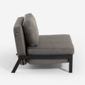 Opvouwbaar stoffen fauteuil bed Selene Korting