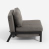 Opvouwbaar stoffen fauteuil bed Selene Korting
