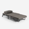 Opvouwbaar stoffen fauteuil bed Selene Catalogus