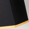 Elegante bureaulamp wit marmer met zwarte lampenkap Atlas Kortingen