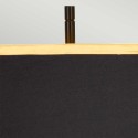 Elegante bureaulamp wit marmer met zwarte lampenkap Atlas Catalogus