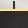Elegante bureaulamp wit marmer met zwarte lampenkap Atlas Catalogus