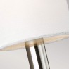 Moderne klassieke wandlamp met wit stoffen kap Brianna1 Prijs