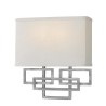 Moderne wandlamp met stoffen kap Lanza Aanbod