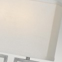 Moderne wandlamp met stoffen kap Lanza Voorraad