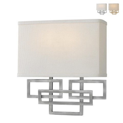 Moderne wandlamp met stoffen kap Lanza Aanbieding