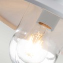 Vintage metalen buitenwandlamp met sensor Klampenborg voor tuin Afmetingen