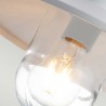 Vintage metalen buitenwandlamp met sensor Klampenborg voor tuin Afmetingen