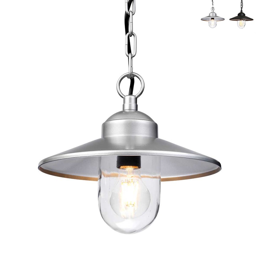 Industriële metalen hanglamp voor buiten Klampenborg8 Verkoop Industriële metalen hanglamp voor buiten Klampenborg8 Verkoop