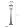 Klassieke tuinlantaarn voor buiten, 2 lampen Alford Place Kortingen