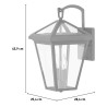 Buitenlamp wand tuinlantaarn klassiek ontwerp Alford Place Korting