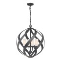 Moderne design kroonluchter hanglamp met 4 lichtpunten Blacksmith Aanbieding