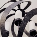 Moderne design kroonluchter hanglamp met 4 lichtpunten Blacksmith Korting