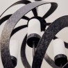 Moderne design kroonluchter hanglamp met 4 lichtpunten Blacksmith Korting