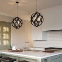 Moderne design kroonluchter hanglamp met 4 lichtpunten Blacksmith Kortingen
