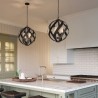 Moderne design kroonluchter hanglamp met 4 lichtpunten Blacksmith Kortingen
