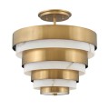 Moderne plafondlamp wit goud Echelon Aanbieding
