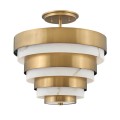 Plafondlamp moderne witte gouden design Echelon Aanbieding