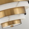 Moderne plafondlamp wit goud Echelon Verkoop
