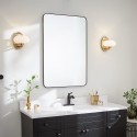 Moderne wandlamp metaal witte glazen kap Pim Aanbod