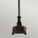 Klassieke staande lamp in Tiffany-stijl met gekleurde Inglenook lampenkap Aanbod