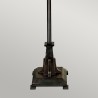 Klassieke staande lamp in Tiffany-stijl met gekleurde Inglenook lampenkap Aanbod