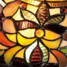 Tiffany plafondlamp met kleurrijke glazen kap Kami Verkoop
