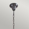 Tiffany stijl hanglamp klassieke 3-lichts gekleurd glas Kami Verkoop