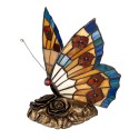 Tiffany bureaulamp met gekleurd glas Vlinder Obutterfly Verkoop